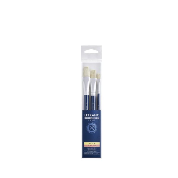 Pennelli setola cinese 5 - Lefranc & Bourgeois - 3 pz