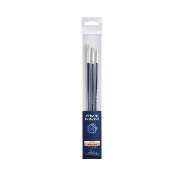 Pennelli setola cinese 3 - Lefranc & Bourgeois - 3 pz