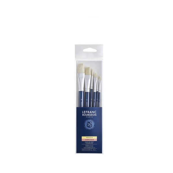 Pennelli setola cinese 7 - Lefranc & Bourgeois - 6 pz