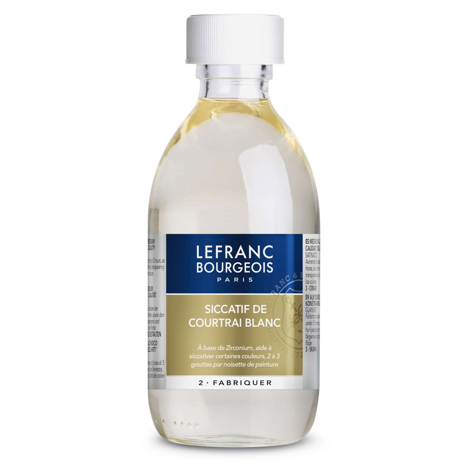 Essiccante di Courtrai bianco senza piombo 250ml | Lefranc Bourgeois