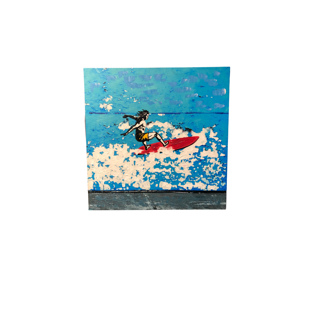 Stampa su tela - Retouchè - Il surfista - 50x50