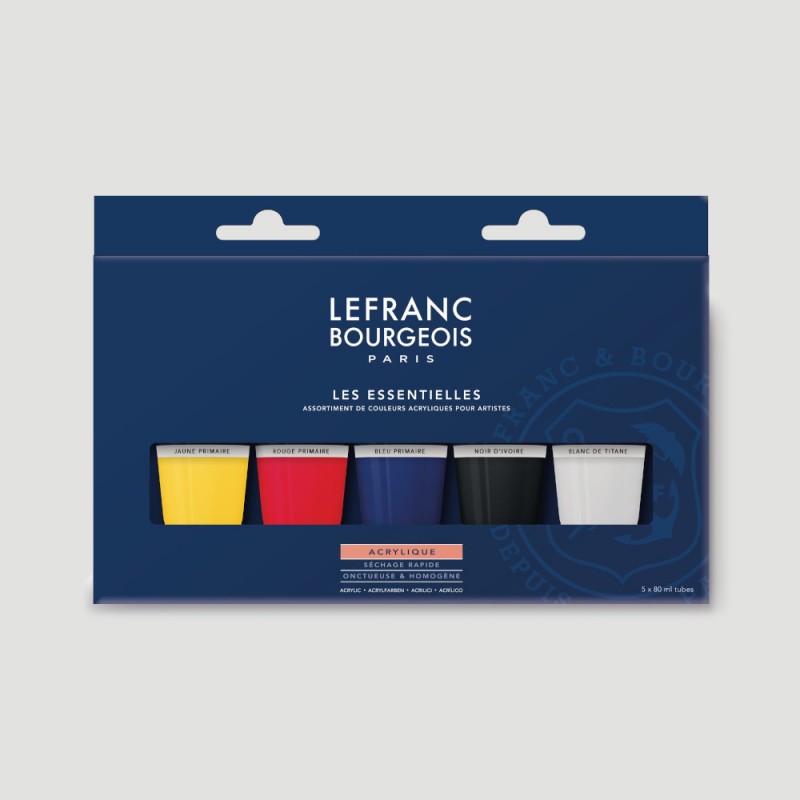Confezione Colori Primari Acrilico Fine - Lefranc&amp;Bourgeois